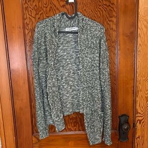 Olive green cardigan